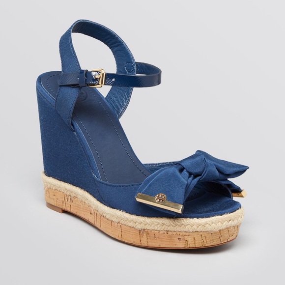 Tory Burch Shoes - TORY BURCH Penny Wedge Sandals